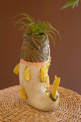 Ceramic Largemouth Bass Fish Vase