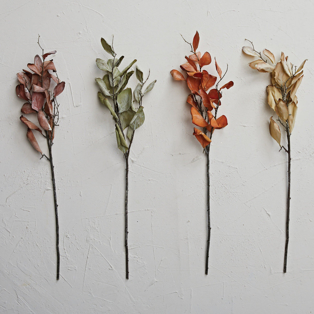 Faux Autumn Dried Leaf Picks