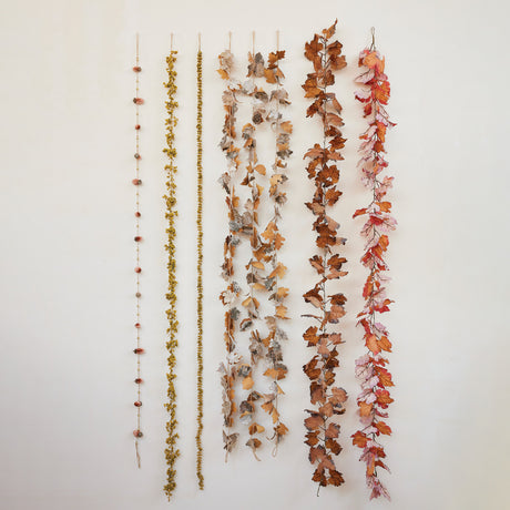 Faux Autumn Leaf Garland | 2 Colors