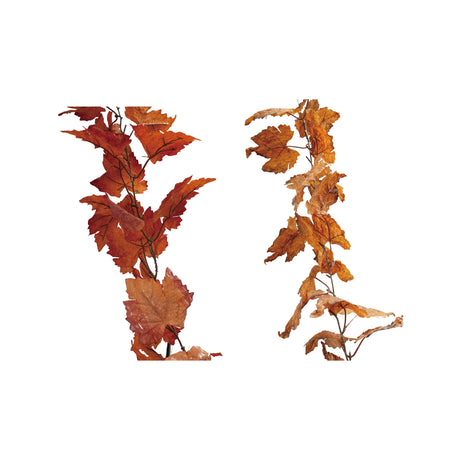 Faux Autumn Leaf Garland | 2 Colors