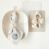 Cream Ceramic Acorn Platter