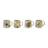 Hand-Painted Fall Animal Ceramic Coffee Mug