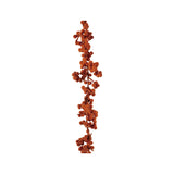 Orange Flocked Foam Ball Garland