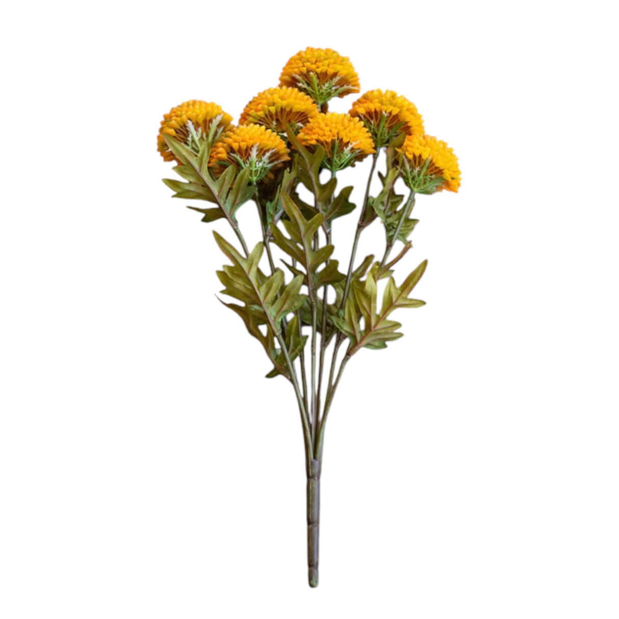 Artificial Mustard Ball Dahlia Bundle