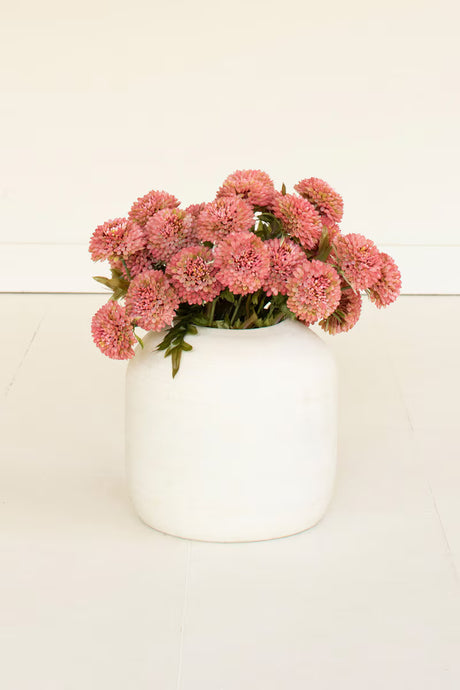 Artificial Blush Ball Dahlia Bundle