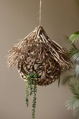 Rustic Hanging Tea Twig Birdhouse