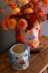 Vintage Style Ceramic Staffordshire Dog Vase