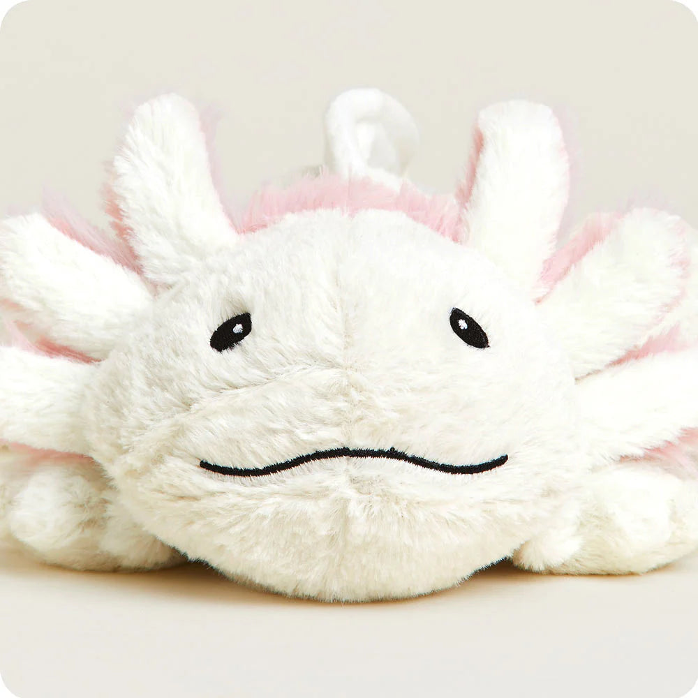 White Axolotl Warmies Plush Animal
