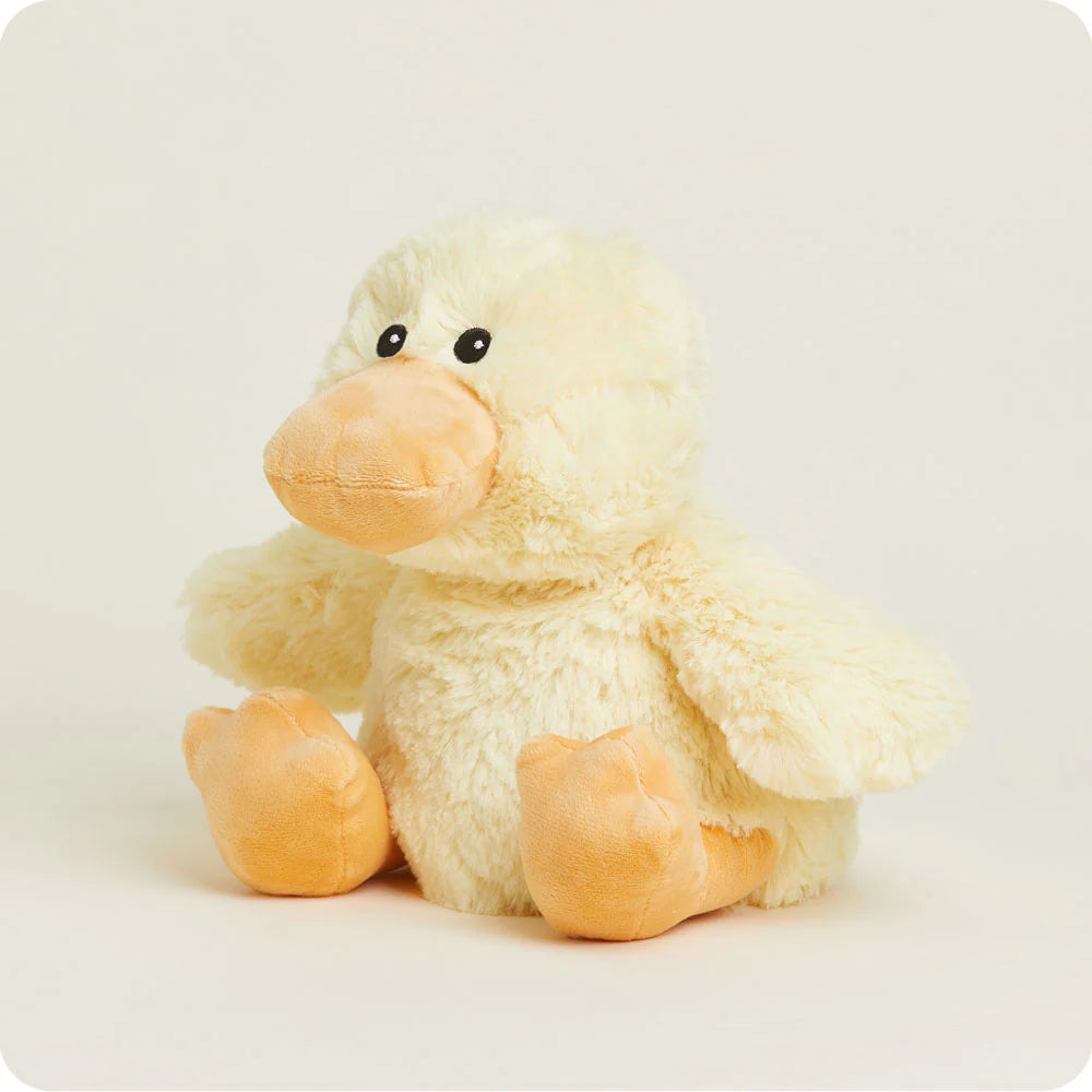 Yellow Duck Warmies Plush Animal