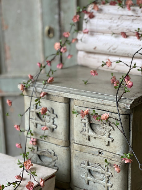 Blush Quince Blooms Garland