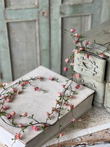 Blush Quince Blooms Garland
