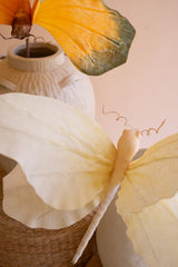 Large Botanical Butterfly Stem