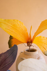 Large Botanical Butterfly Stem