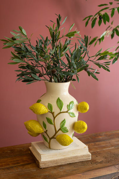Lemon Grove Ceramic Vase