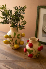 Strawberry Patch Ceramic Vase