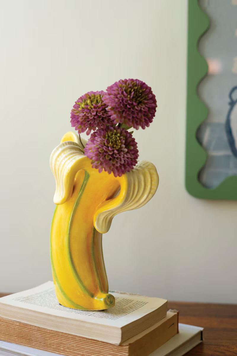 Ceramic Banana Bud Vase