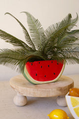Ceramic Watermelon Wedge Planter