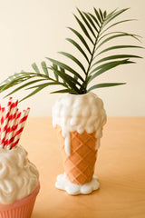 Ceramic Ice Cream Cone Vase
