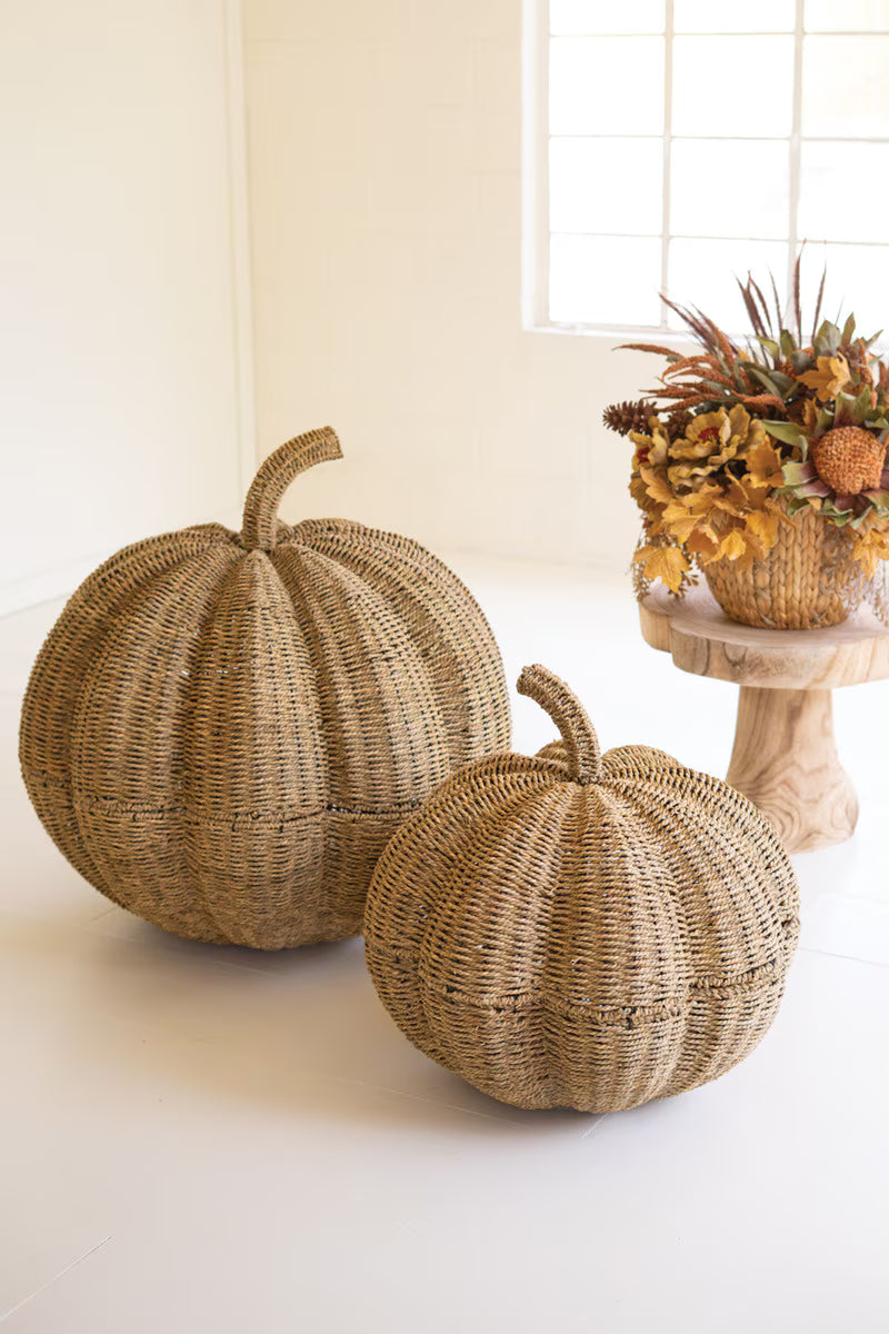 Giant Woven Vine Pumpkin