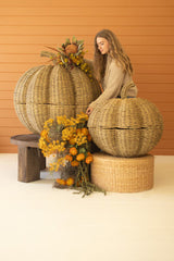 Giant Woven Vine Pumpkin