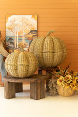 Giant Woven Vine Pumpkin