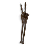 Cast Iron Skeleton Peace Sign