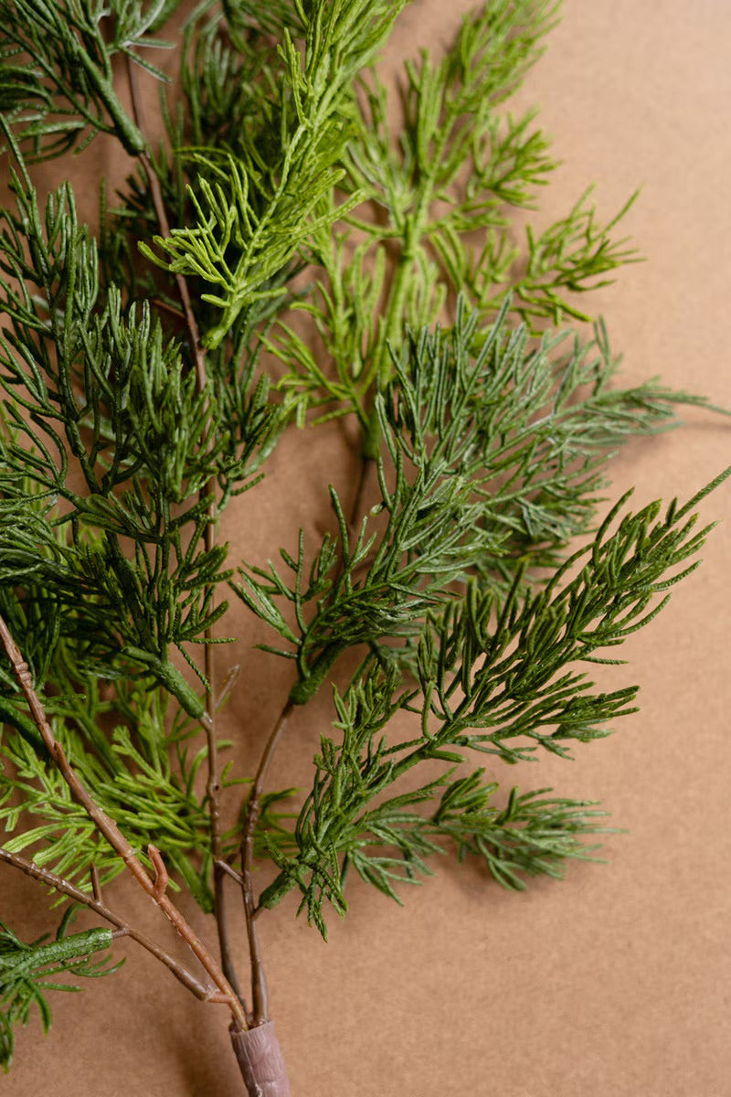 Artificial Cedar Spray Stem