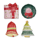 holiday icon ceramic tidbit dish