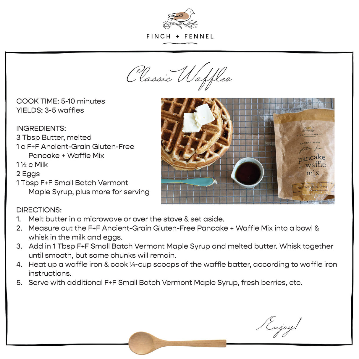 Ancient Grain Gluten-Free Pancake & Waffle Mix | Finch + Fennel