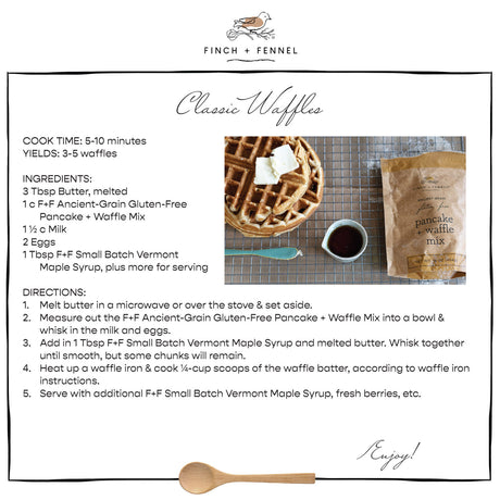 Ancient Grain Gluten-Free Pancake & Waffle Mix | Finch + Fennel