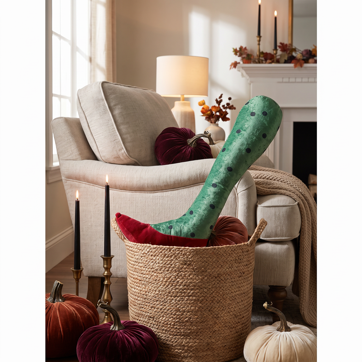 Wicked Witch Plush Leg Pillow