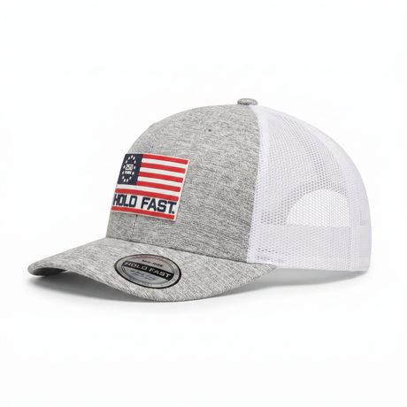 USA Flag Heather Trucker Hat