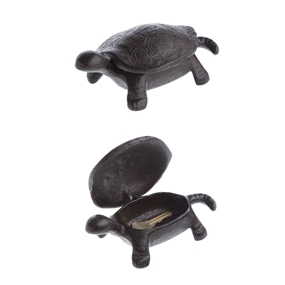 Decorative Cast Iron Turtle Key Box