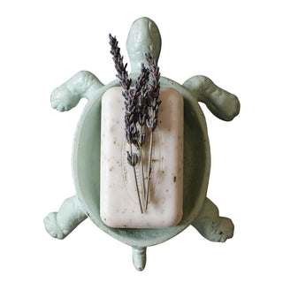 cast iron turtle soap holder