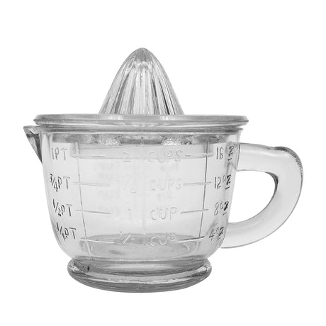 pressed glass juicer by Creative Co-Op