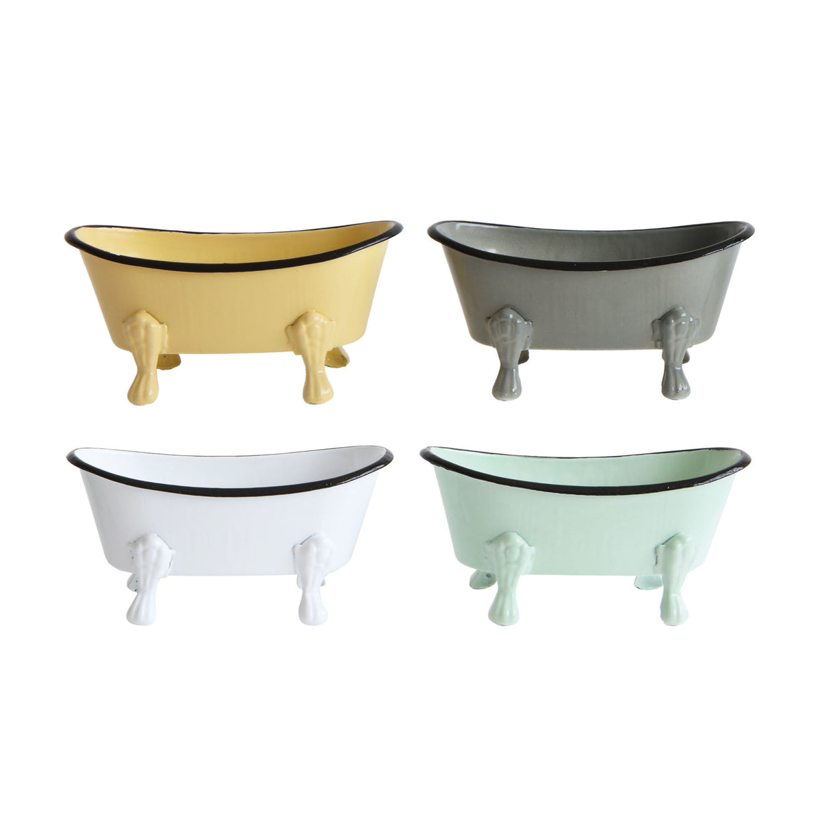 Metal Bathtub Clawfoot Soap Dispenser | 4 Colors