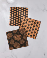 Autumn Noir Geometry Dishcloths | 3-Pack