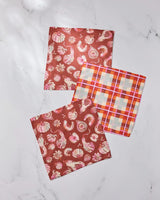 Autumnal Love Geometry Dishcloths | 3-Pack