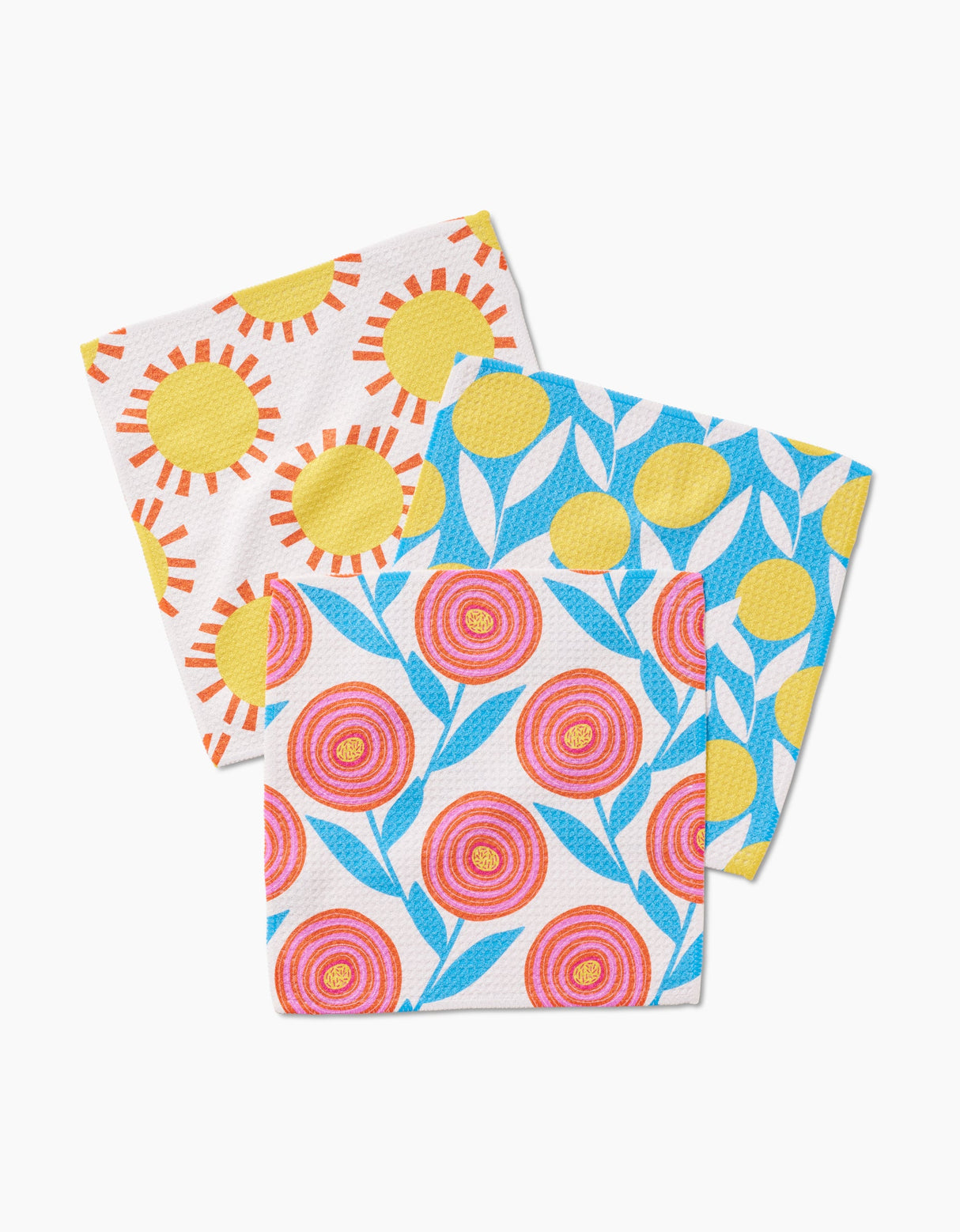 Parade Sunny Geometry Dishcloths | 3-Pack