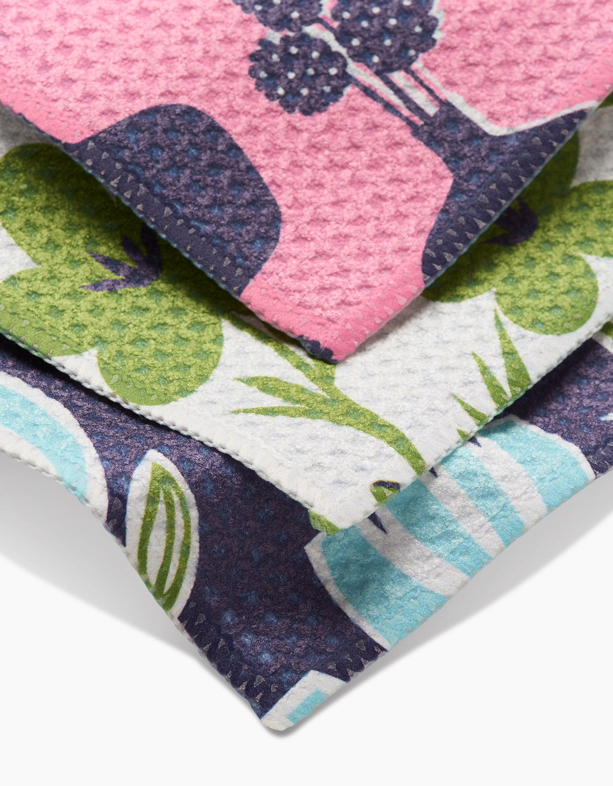 Spring Bouquet Geometry Dishcloths | 3-Pack