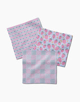 Spring Picnic Day Geometry Dishcloths | 3-Pack