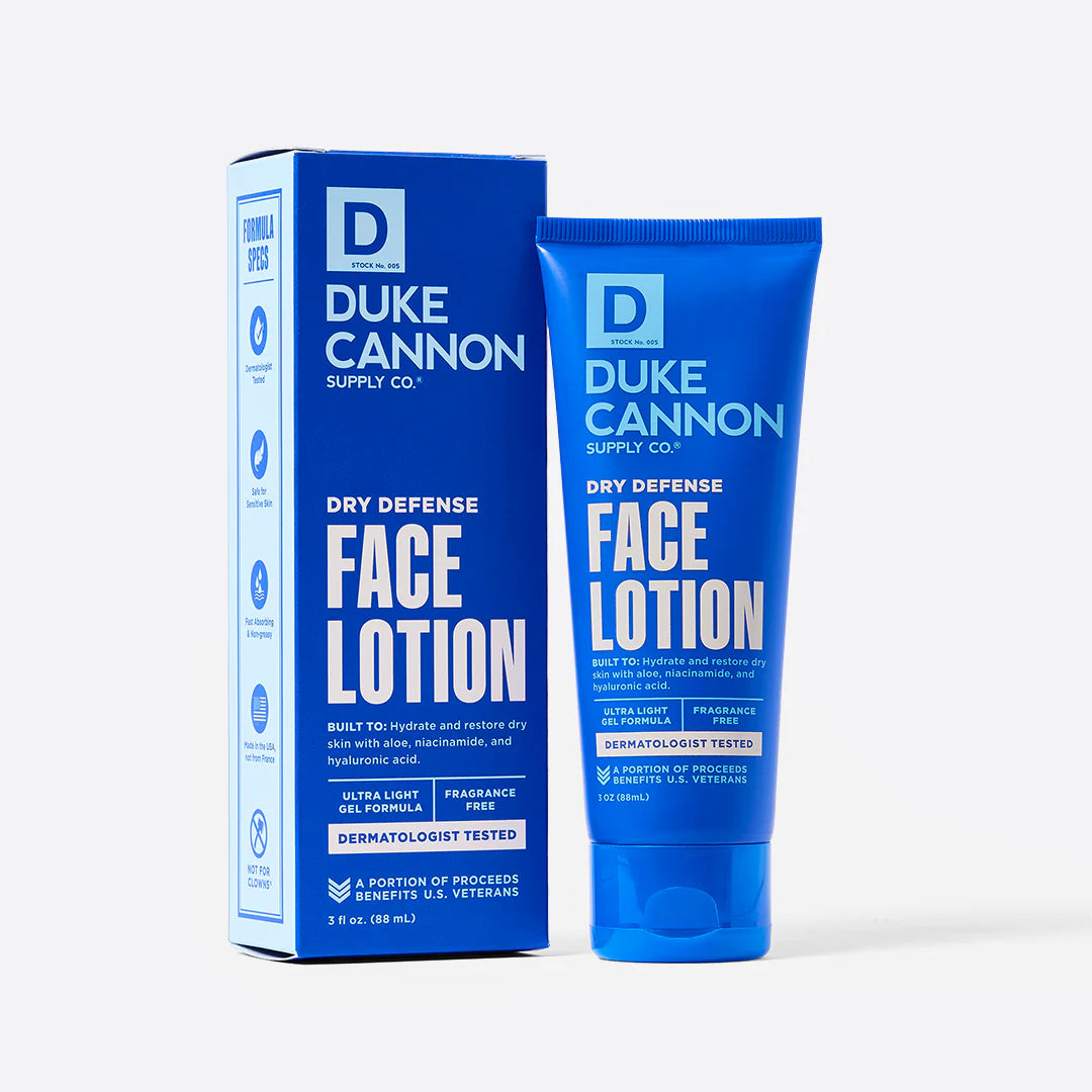 Dry Defense Face Lotion | Duke Cannon