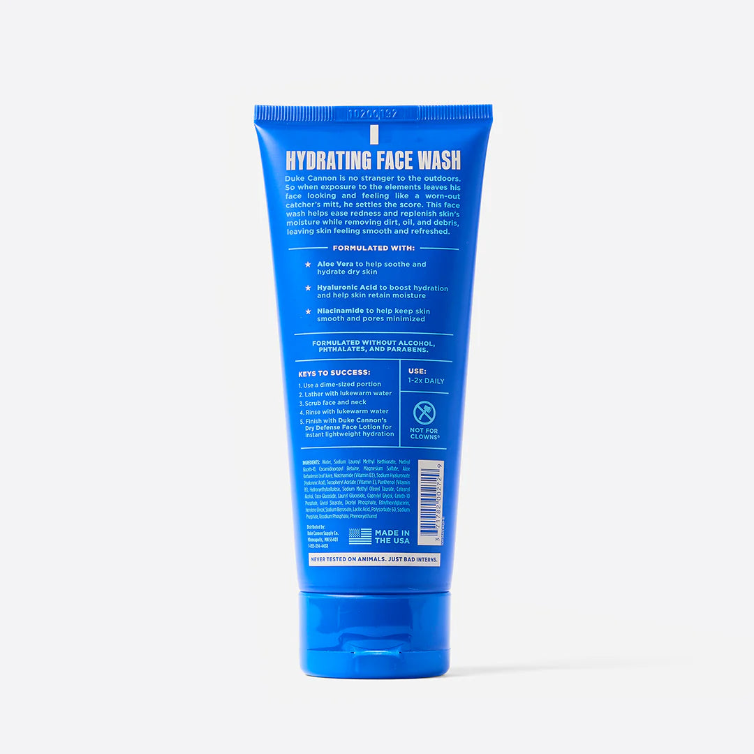 Hydrating Face Wash | Duke Cannon