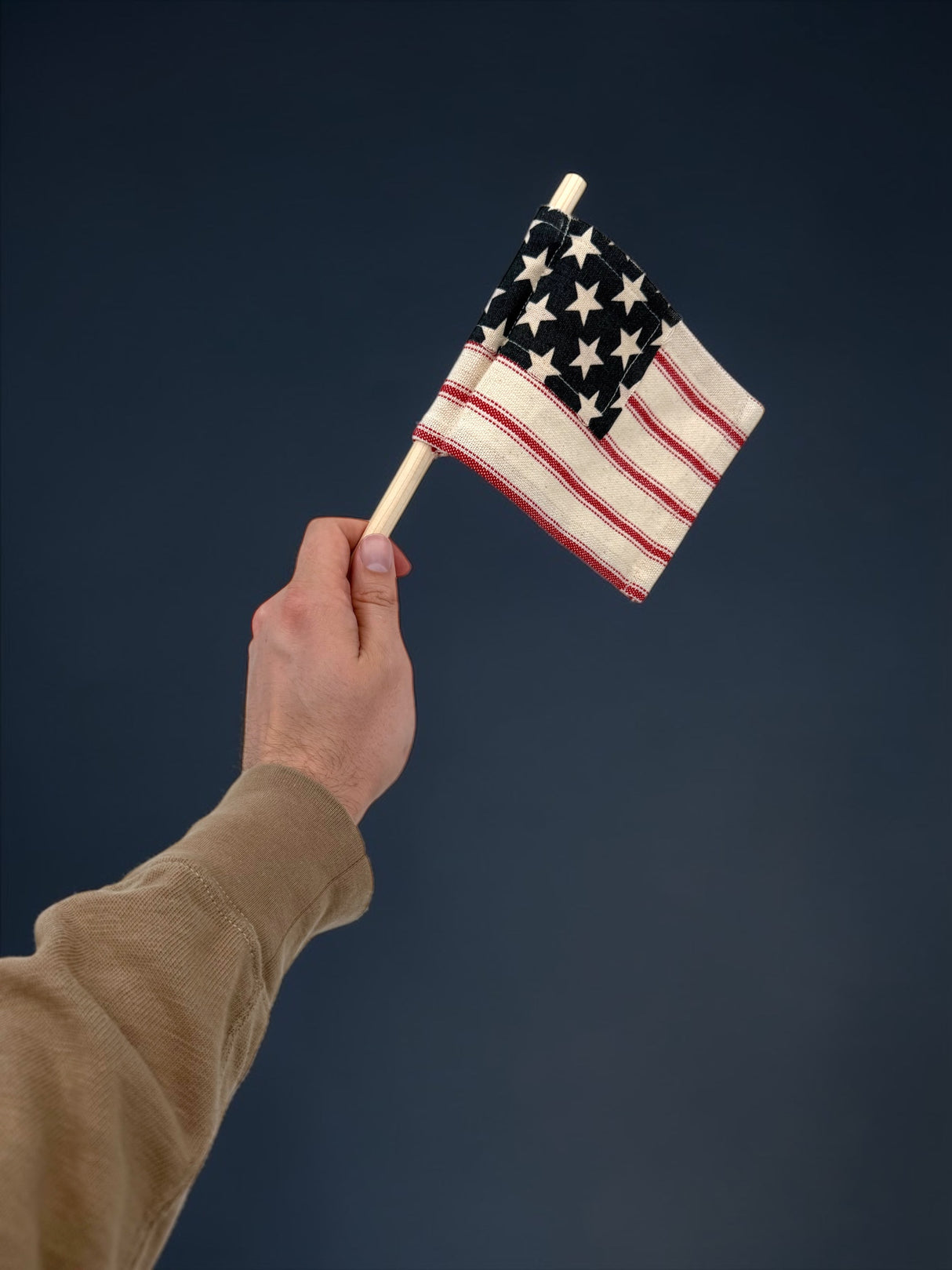 Mini Fabric American Flag Pick