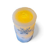 Snowflake LED Water Fountain Candle