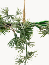Hanging Faux Draping Cedar Wreath