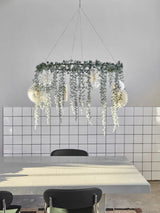 Hanging Faux Draping Cedar Wreath