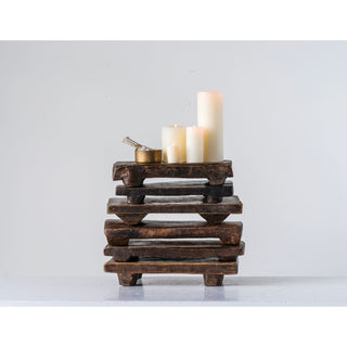 Vintage Decorative Wood Pedestal