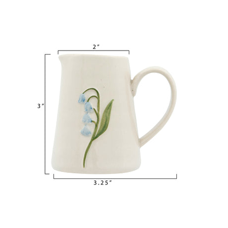 Mini Hand-Painted Ceramic Creamer
