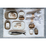 Ceramic Sardine Shaped Serving Plate
